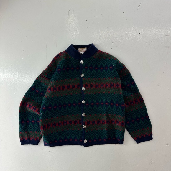 Women’s Multicolor Patterned Sweater - Picture 1 of 8